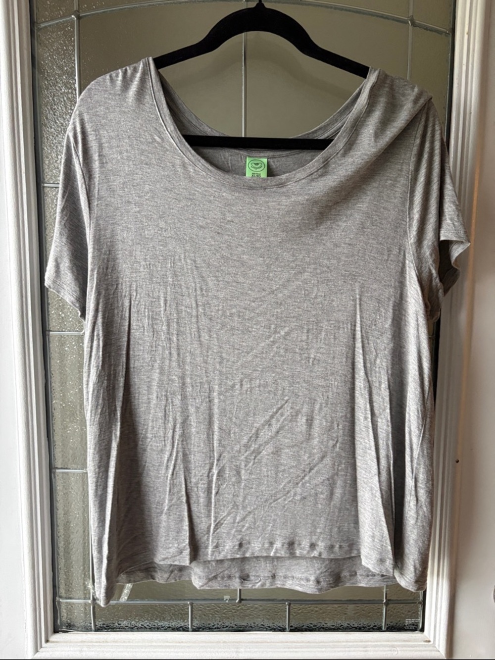 Honeydew Intimates Light Gray Crewneck Short Sleeve Tee